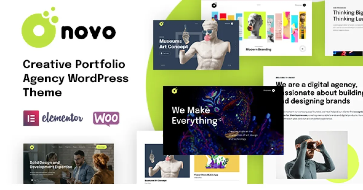 Onovo – Creative Portfolio Agency WordPress Theme
