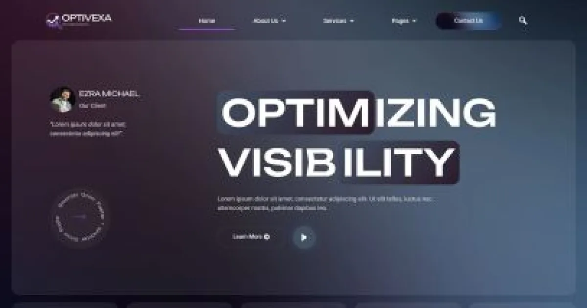 Optivexa – SEO Digital Agency Elementor Template Kit
