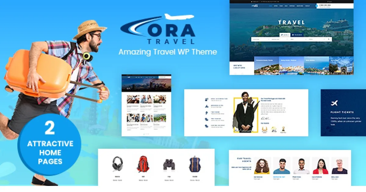 Ora Theme – Tour, Travel Booking Theme - Official Release Preview