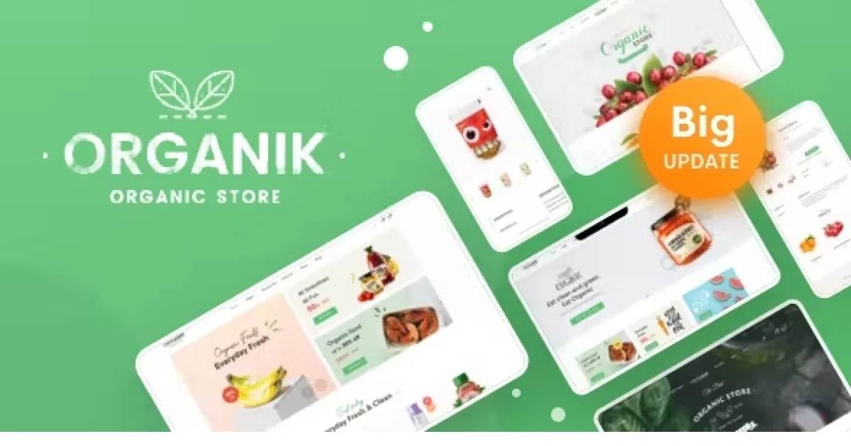Organik Theme – Organic Food Store WordPress Theme