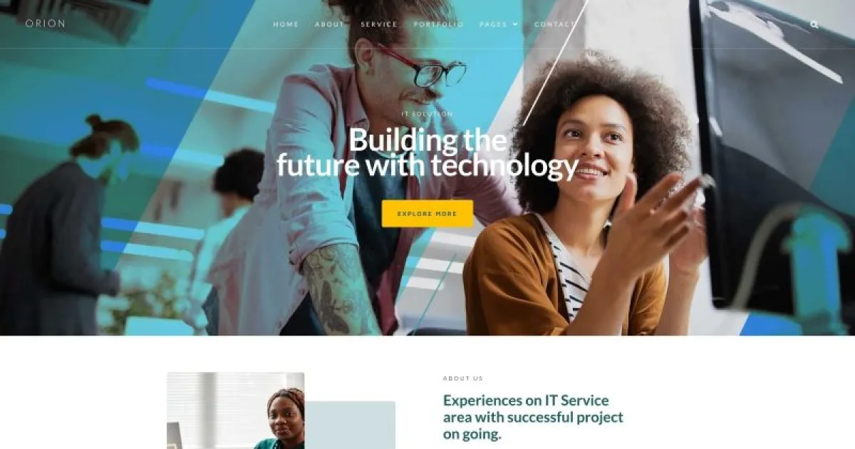 Orion – IT Solution & Service Elementor Template Kit