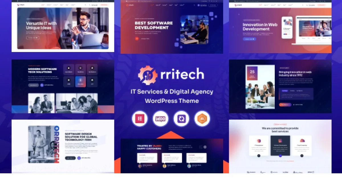 Orritech – IT Solutions & Services WordPress Theme - Official Release Preview