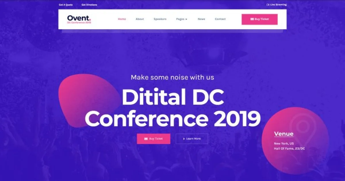 Ovent – Event Conference & Meetup Elementor Template Kit