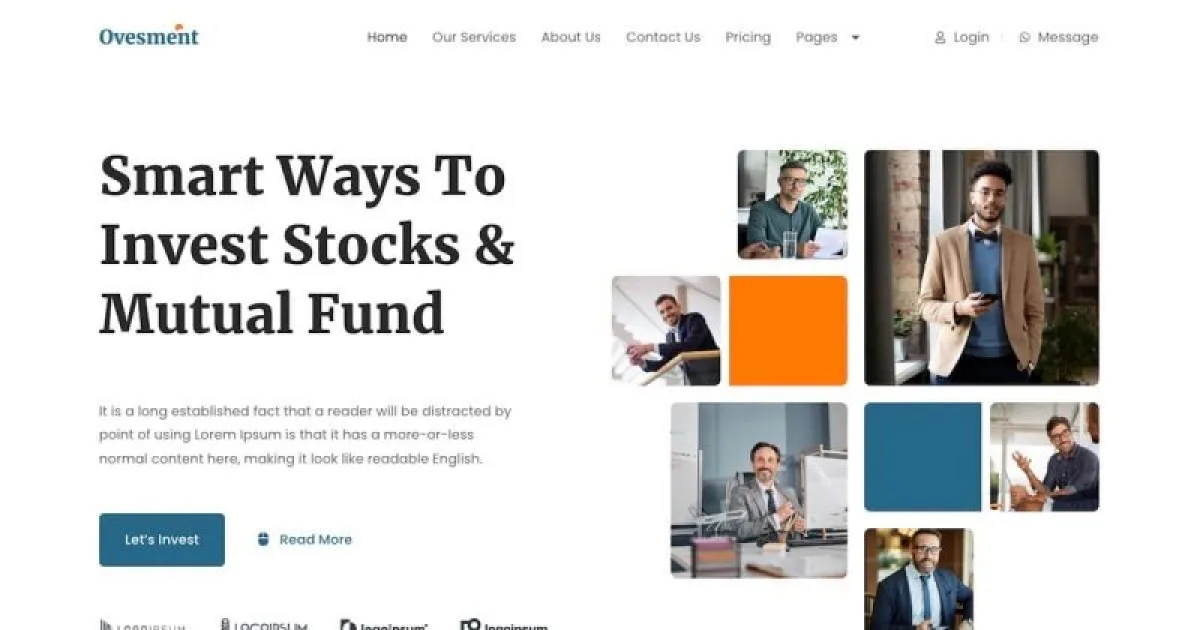 Ovesment – Investment & Finance Elementor Template Kit