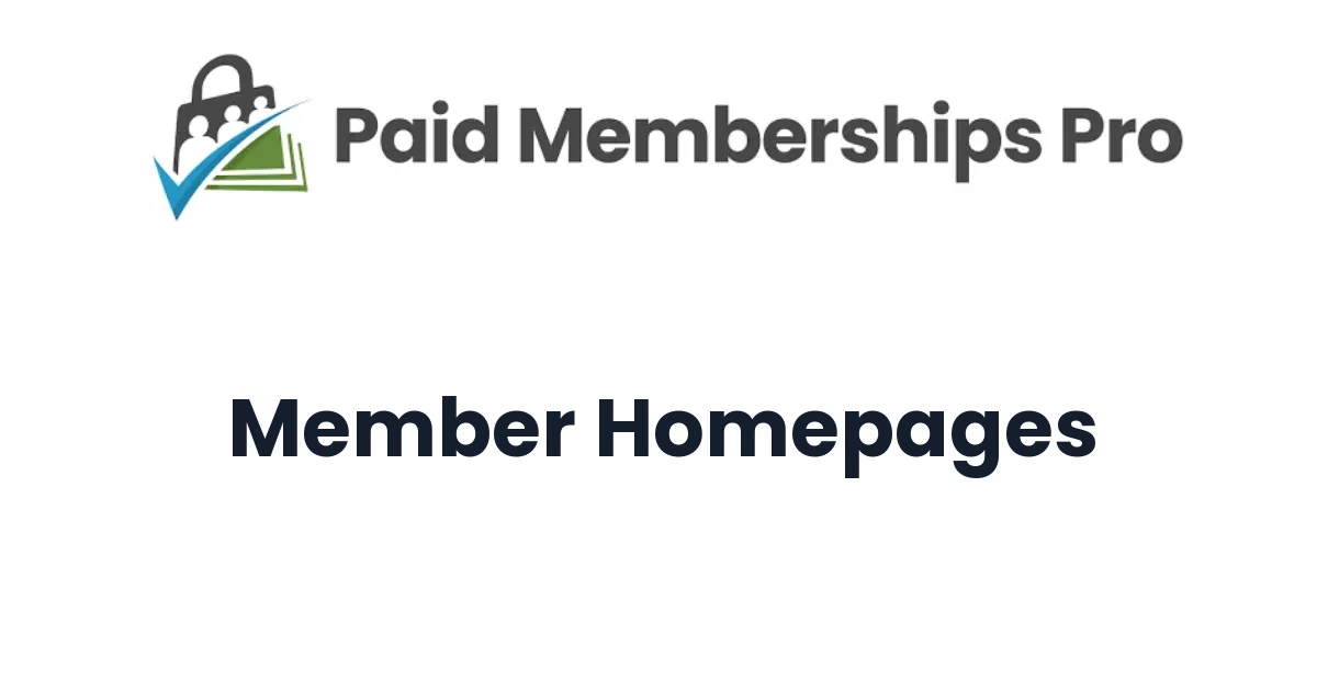 Paid Memberships Pro Member Homepages