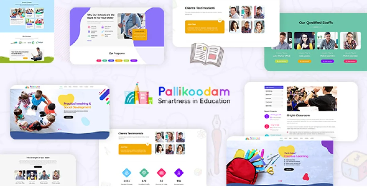 Pallikoodam – School WordPress Theme