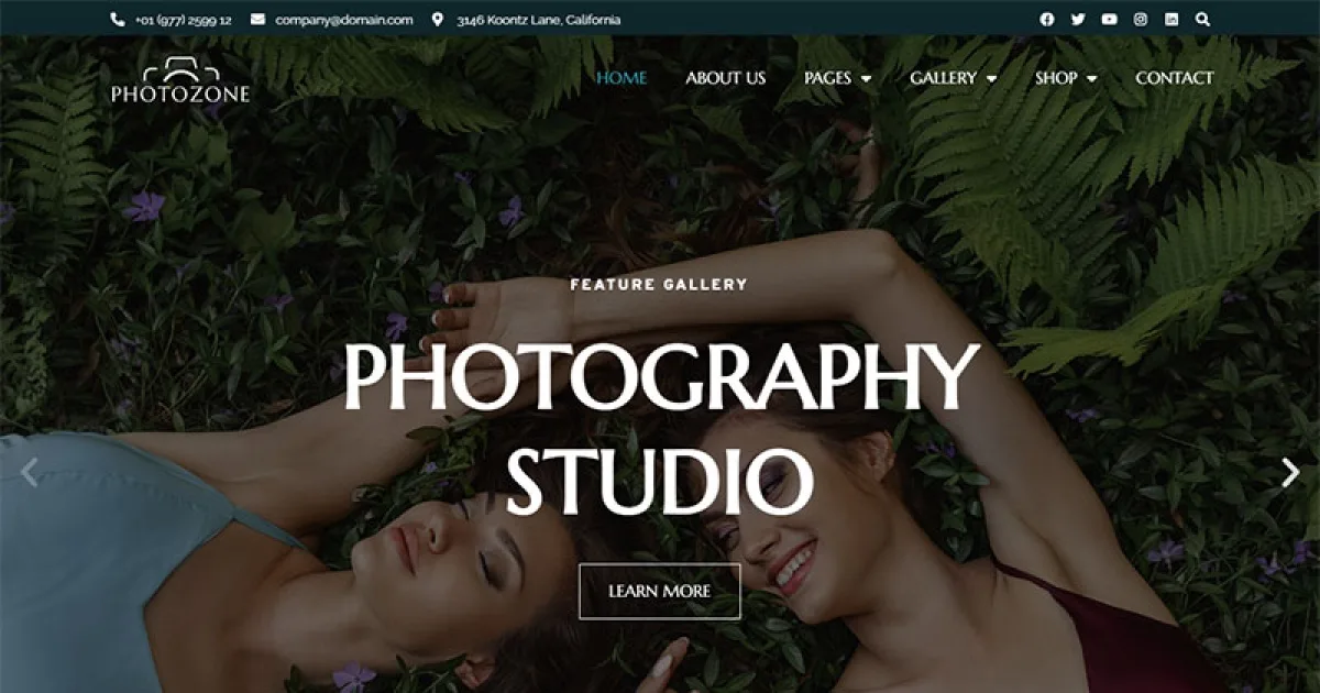 Photozone – Photography Elementor Po Template Kit