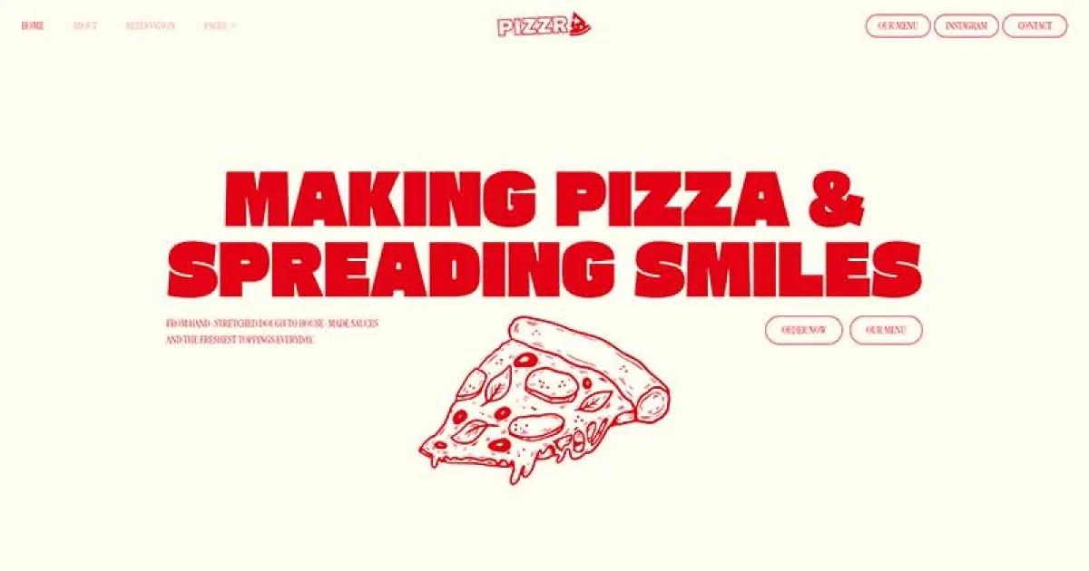 Pizzra – Pizza Restaurant & Fast Food Elementor Template Kit