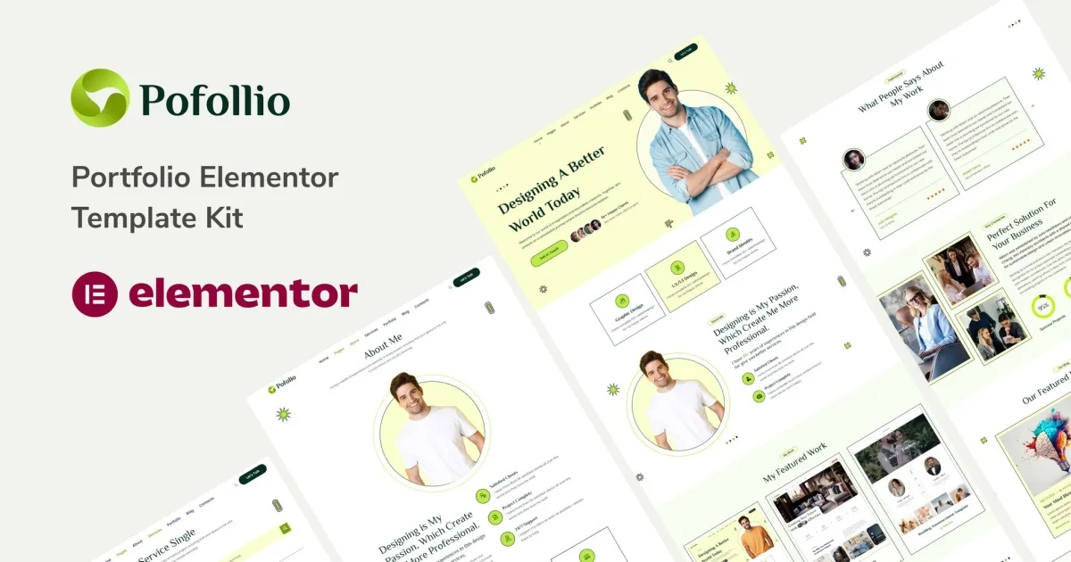 Pofollio – Portfolio Elementor Template Kit