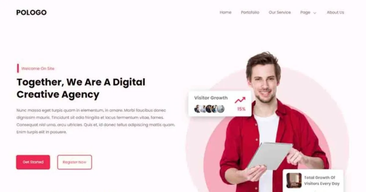 Pologo – Digital Marketing Elementor Template Kit