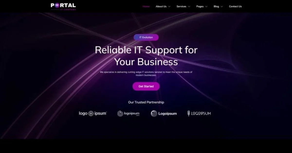 Portal – IT Company Elementor Template Kit