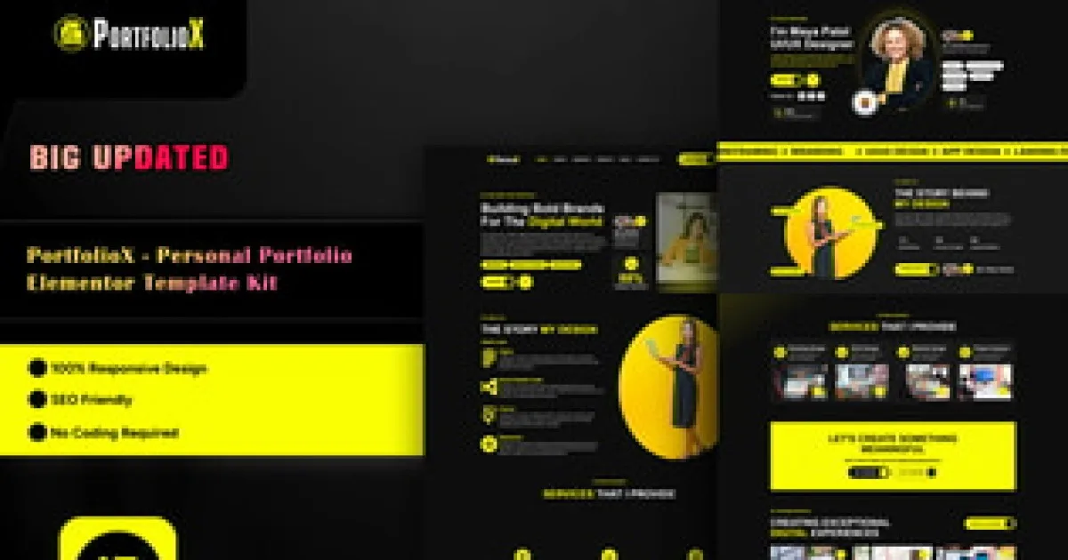 Portfoliode Personal Cv Resume Portfolio Elementor