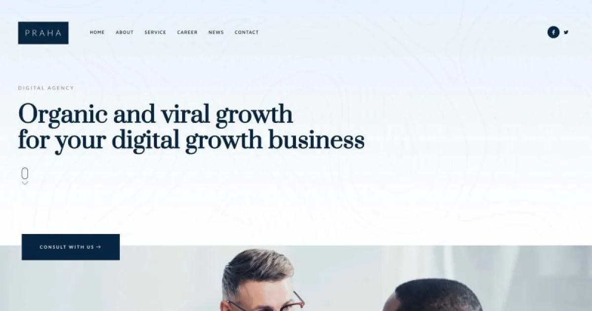 Praha – Digital Agency Elementor Template Kit