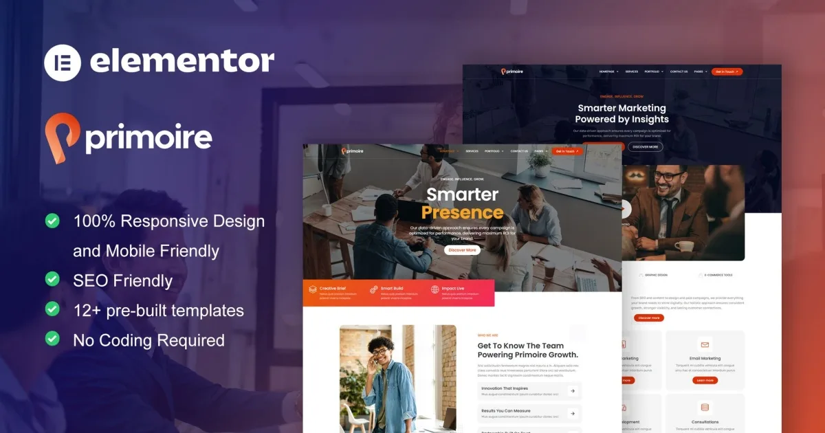 Primoire – Business Consulting Elementor Pro Template Kit