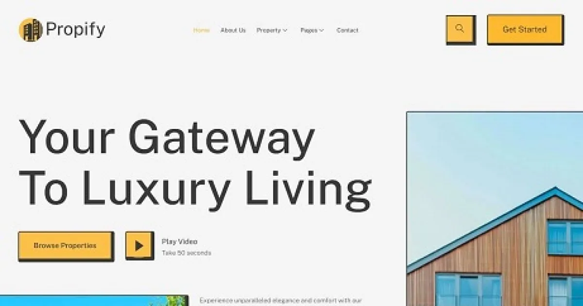 Propify – Real Estate & Property Agent Elementor Template Kit