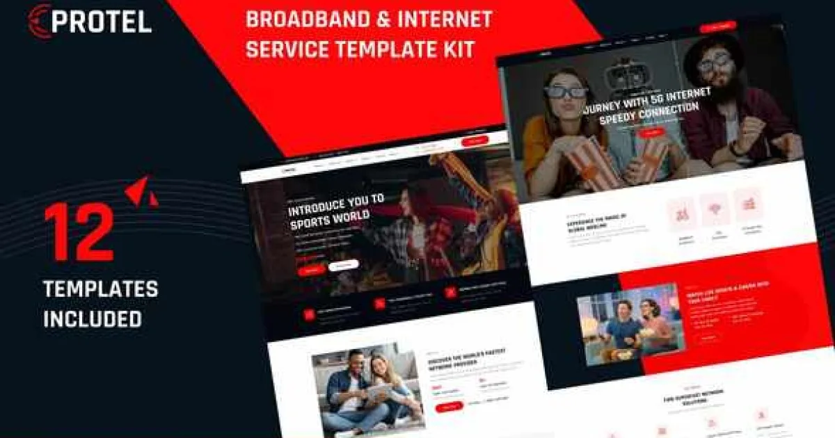 Protel – Broadband & Internet Provider Template Kit