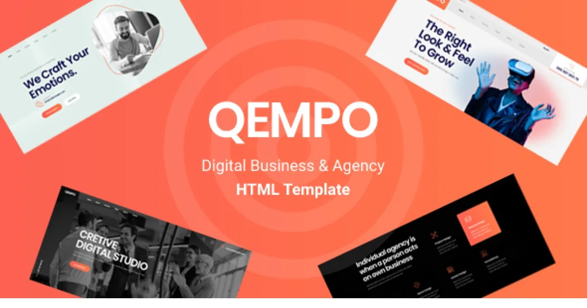 Qempo – Digital Agency Services WordPress Theme 