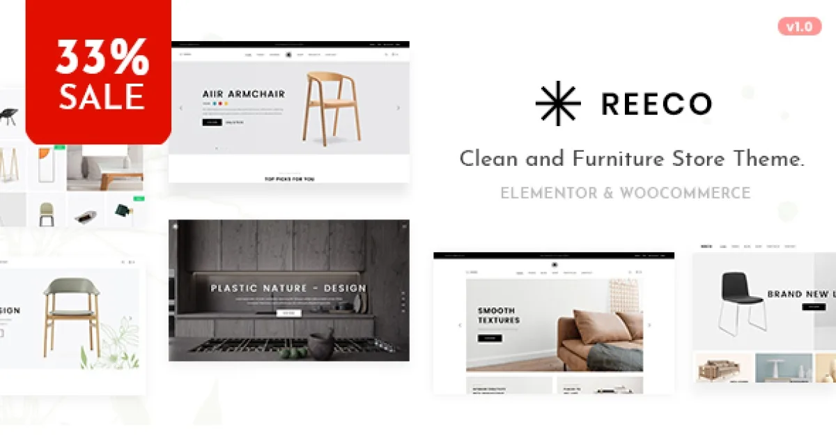 Reeco Theme – Furniture WooCommerce WordPress Theme - Official Release Preview