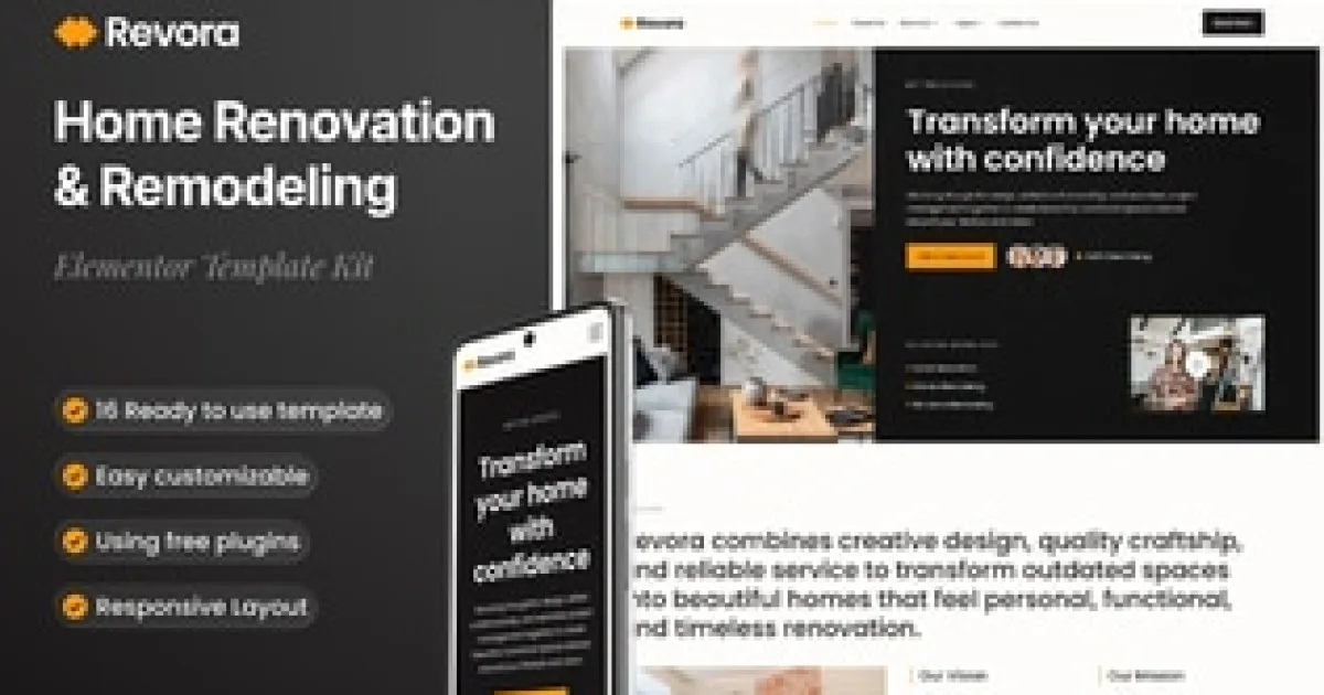 Restorja – Restaurant & Food Elementor Template Kit - Official Release Preview
