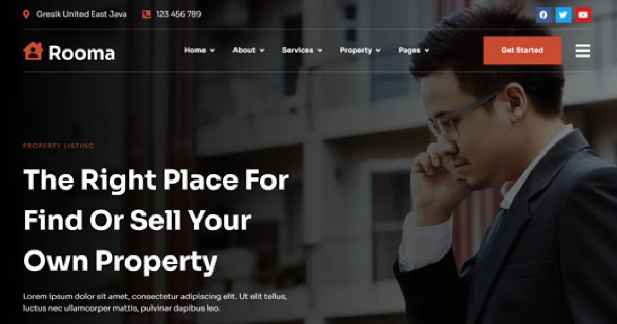 Rooma – Real Estate & House Developer Elementor Template Kit