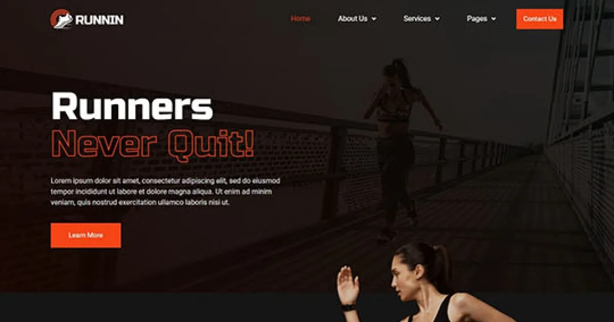 Runnin – Video Production Service Elementor Template Kit