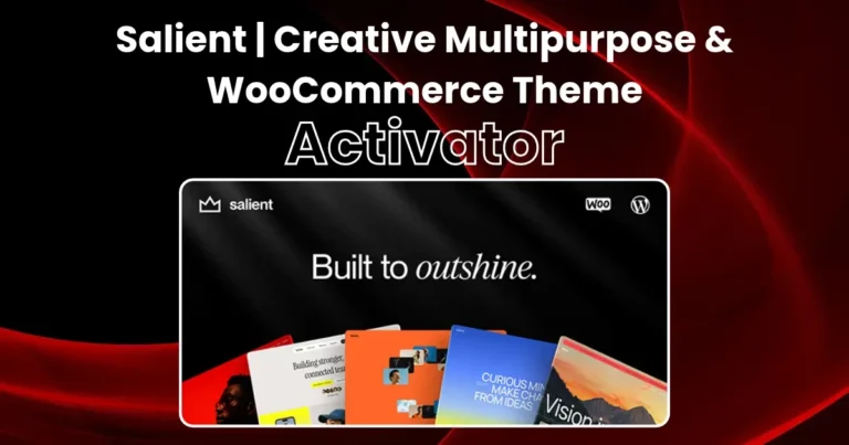 Salient Theme Activator Plugin