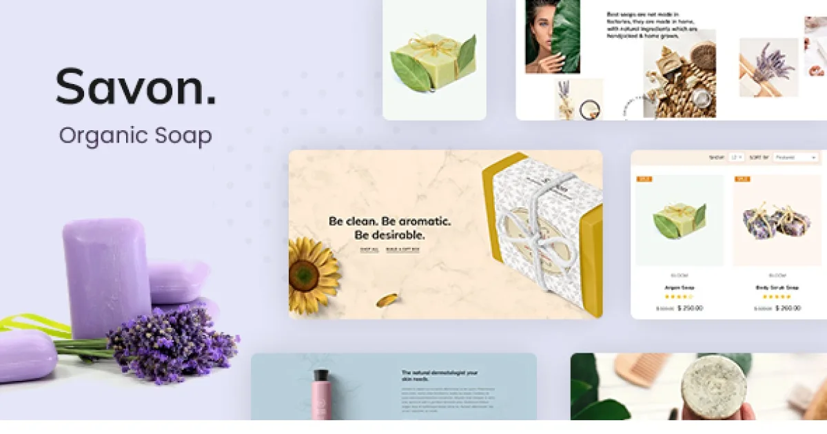 Savon Theme – Handmade Shop WordPress Theme
