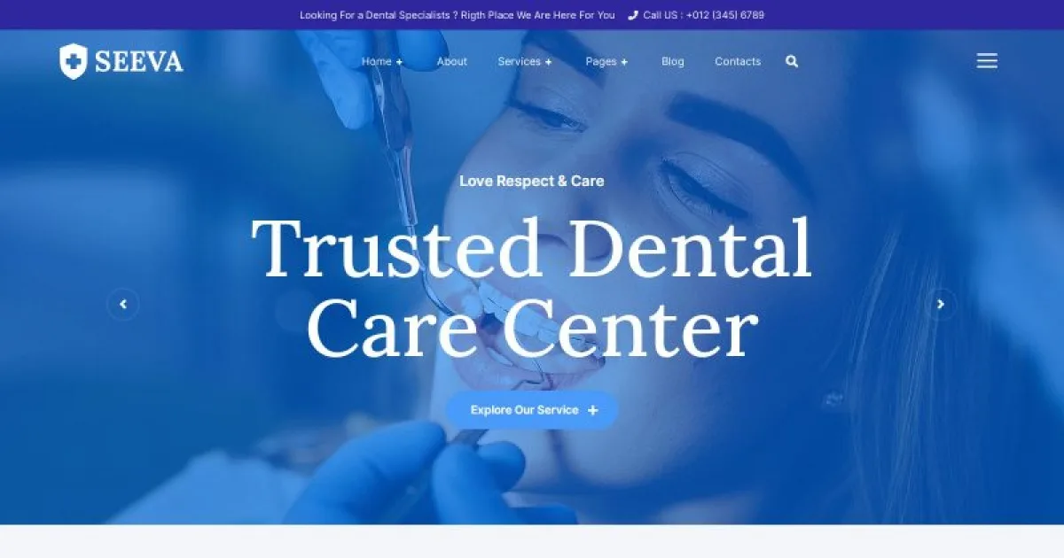 Seeva – Medical & Dental Elementor Template Kit