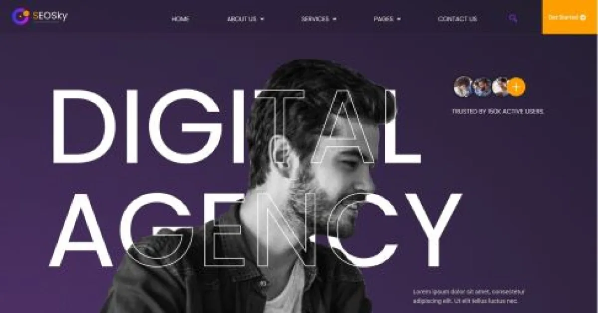 Seosky – Seo Digital Marketing Elementor Template Kit