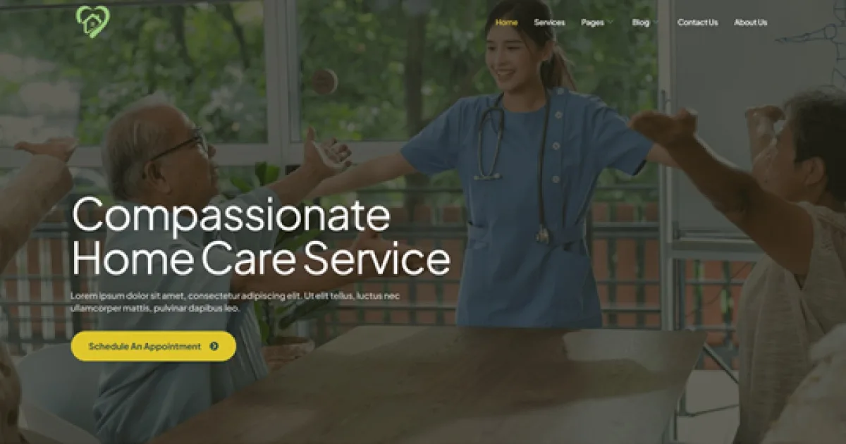 Serena – Home Care Services Elementor Template Kit