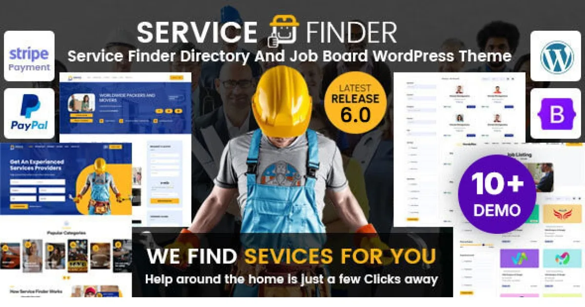 Service Finder WordPress Theme