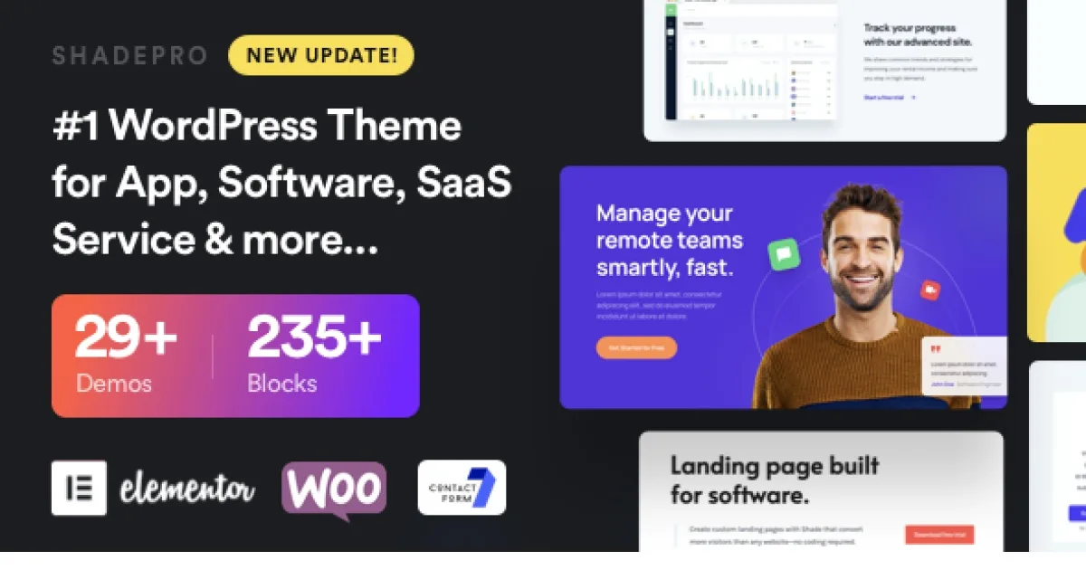 ShadePro WordPress Theme - Official Release Preview