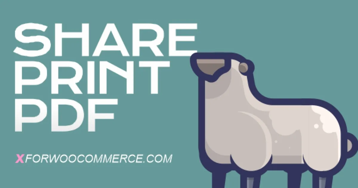 Share, Print and PDF Products for WooCommerce