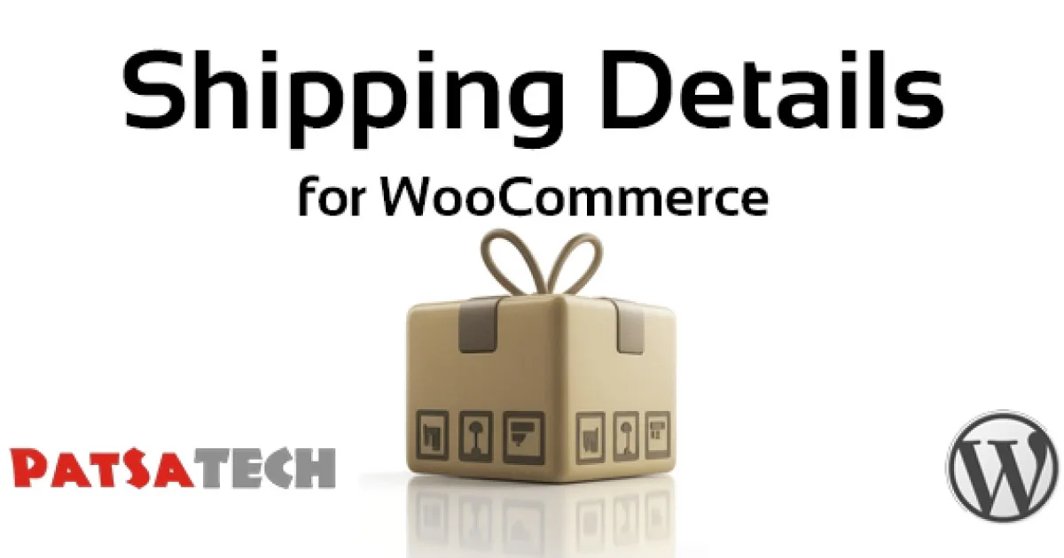 Shipping Details Plugin for WooCommerce
