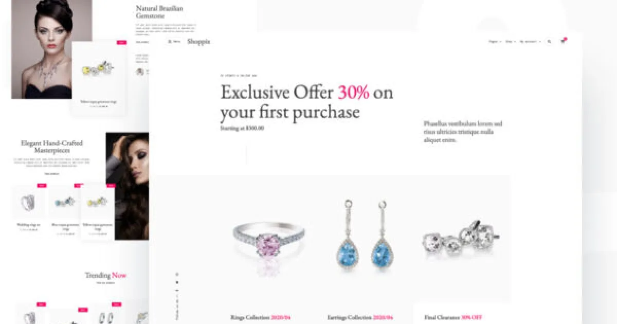 Shoppix – Jewellery Shop Elementor Template Kit