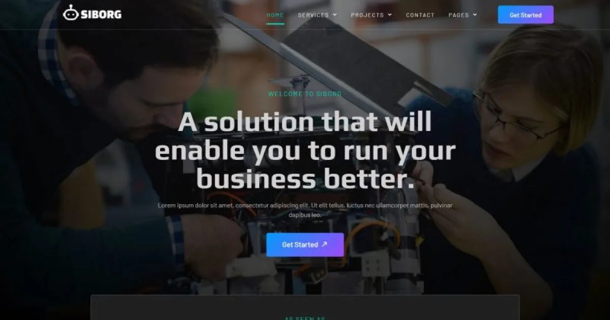 Siborg – Robotics & Technology Elementor Template Kit