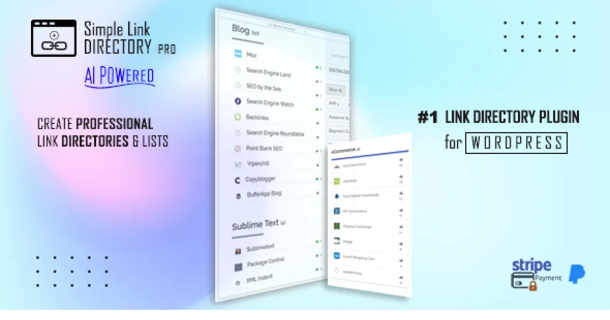 Simple Link Directory Pro Plugin