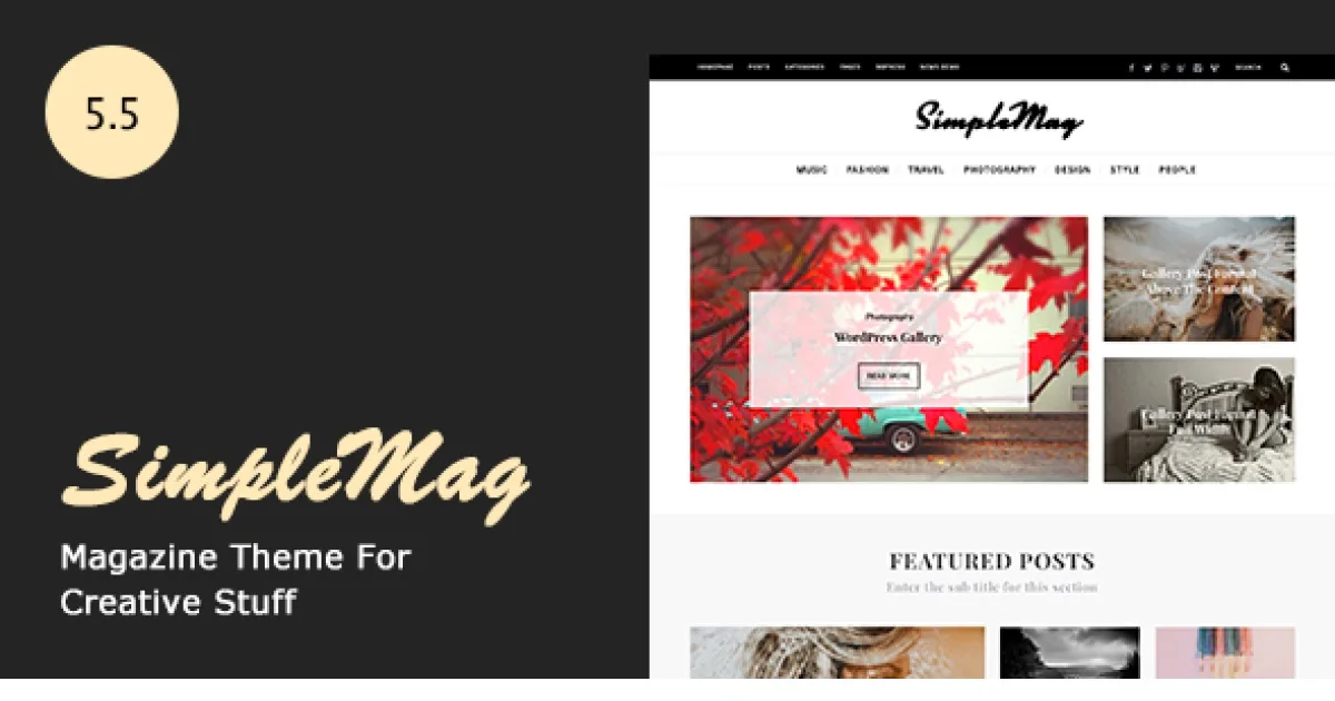 SimpleMag Theme