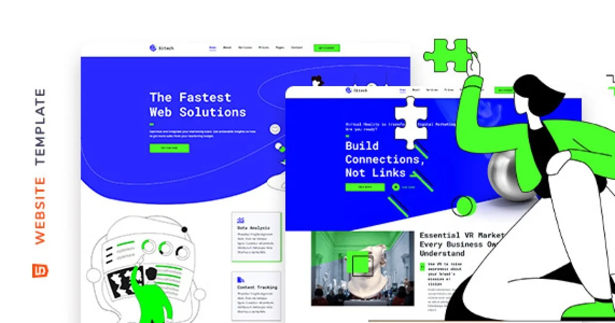 Sitech – SaaS Company Website Template