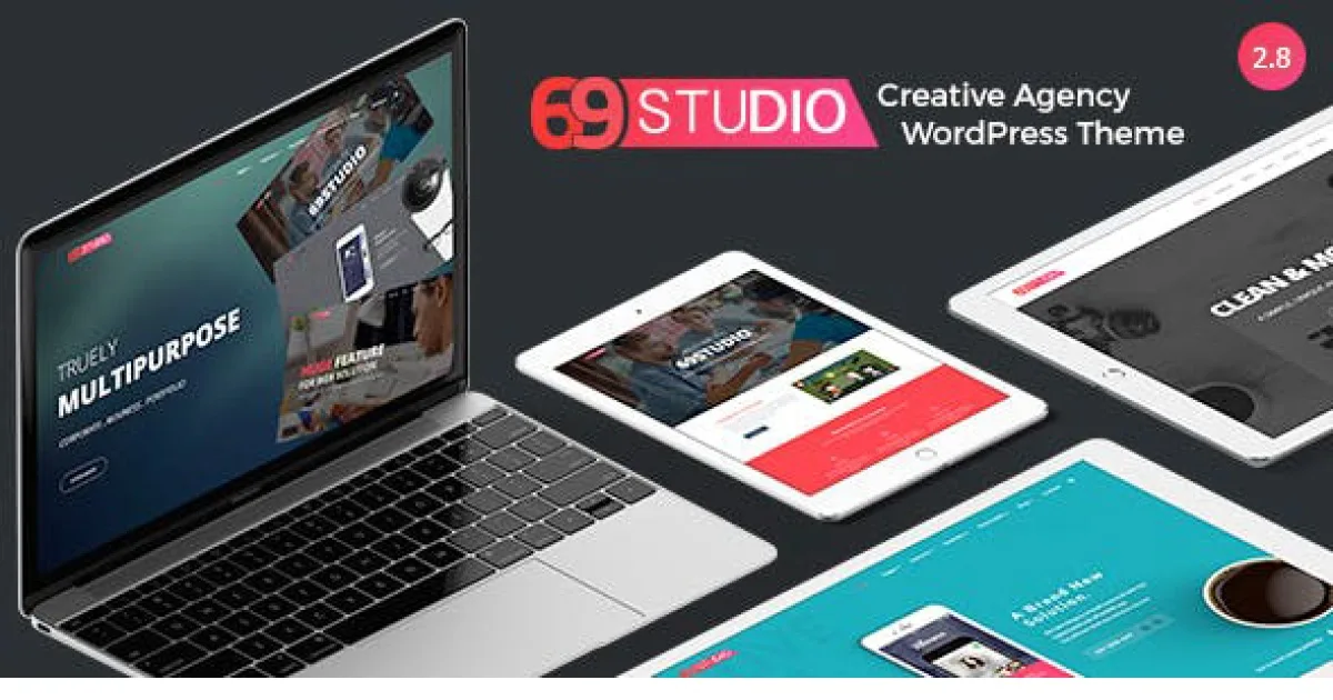 SixtyNineStudio – Creative Agency WordPress ThemeÂ