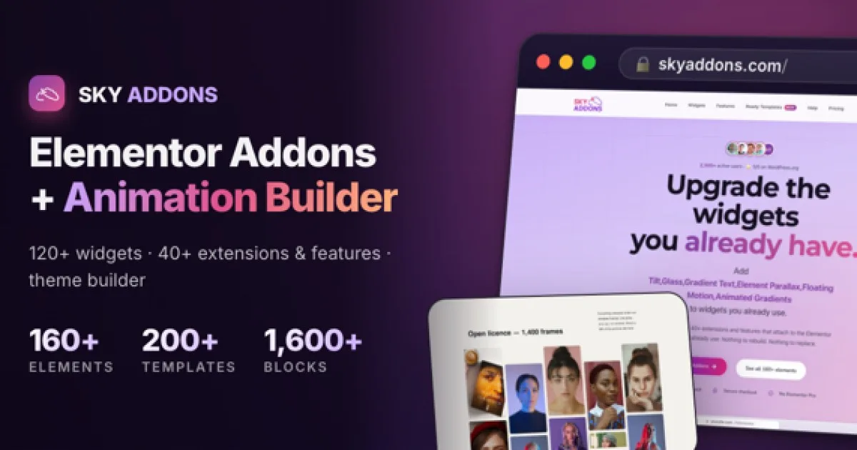 Sky Addon Plugin For Elementor