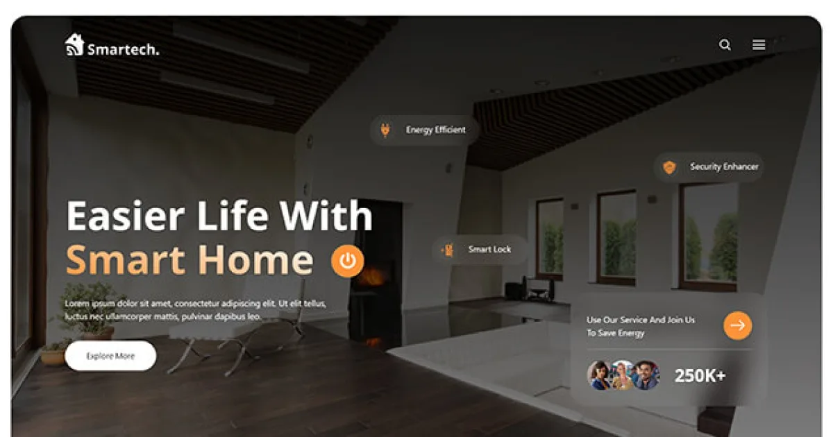 Smartech – Smart Home Installation Elementor Template Kit