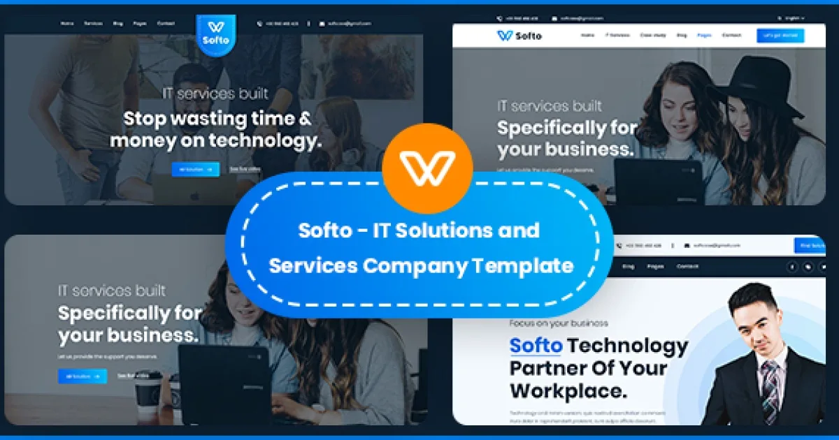Softo – IT Solutions and Services Company Template
