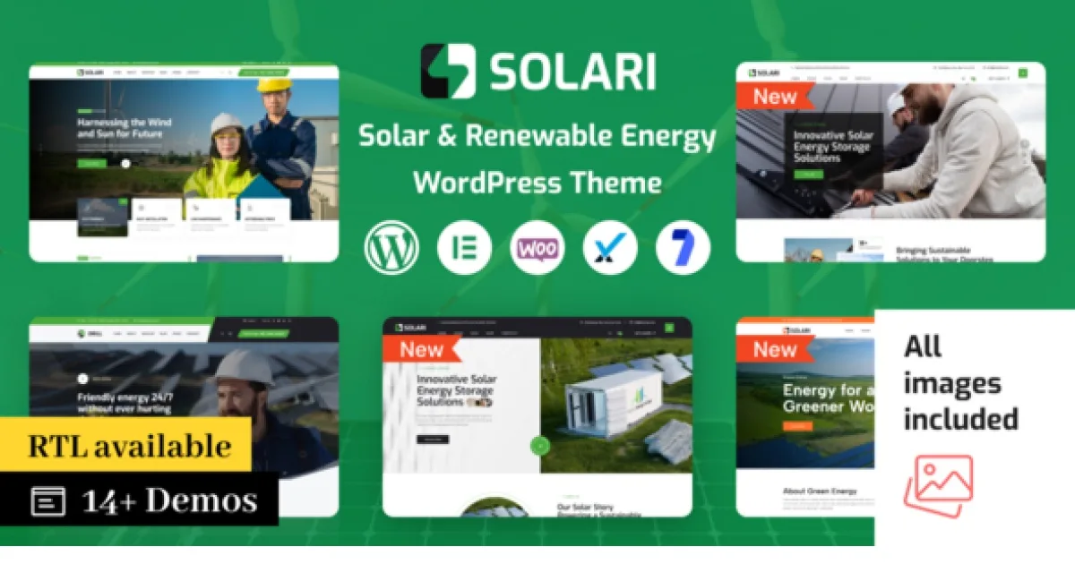Solari – Ecology & Solar Energy WordPress Theme