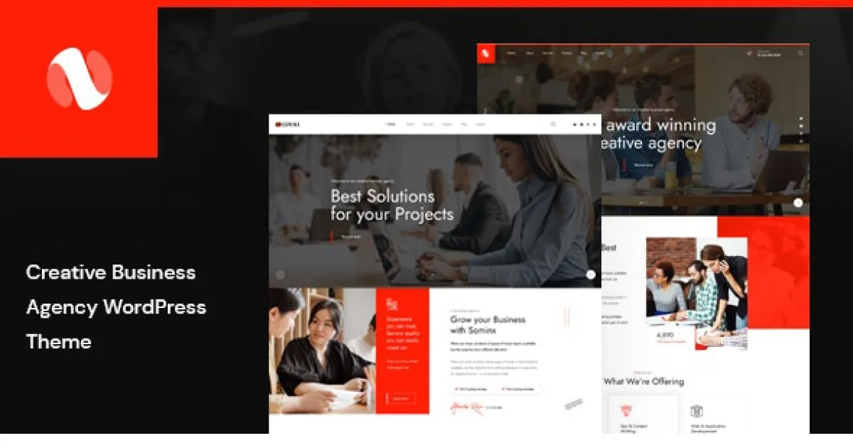 Sominx – Creative Business Agency WordPress ThemeÂ