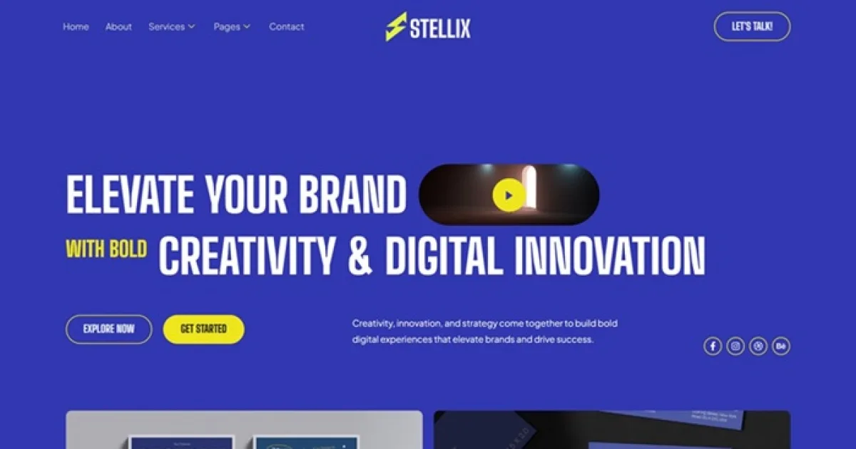 Stellix – Creative Digital Agency Elementor Template Kit