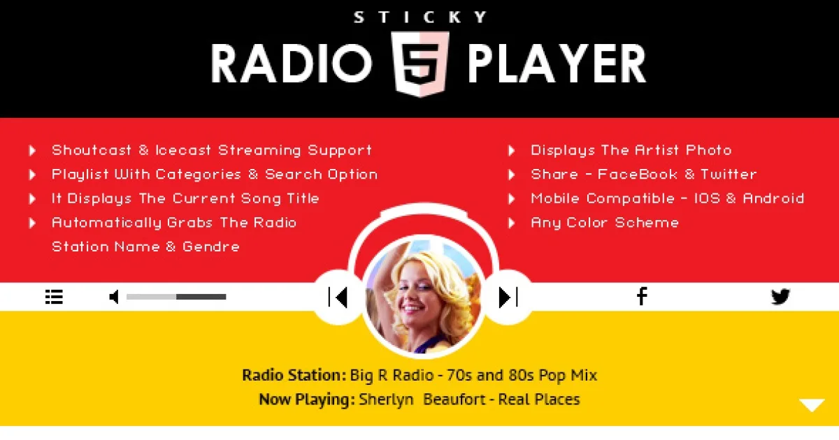 Sticky Radio Player WordPress Plugin