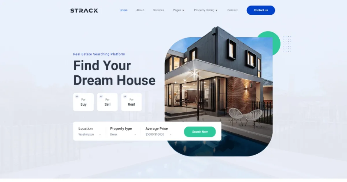 STRACK Estate – Realty Elementor Template Kit