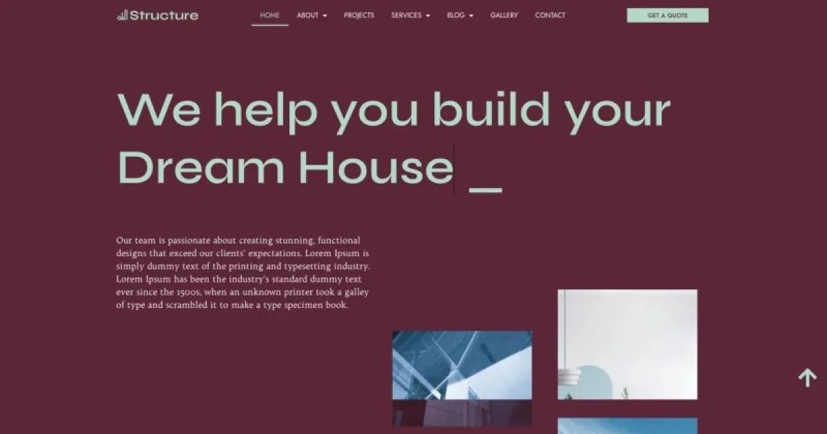 Structure – Architect Elementor Pro Template Kit