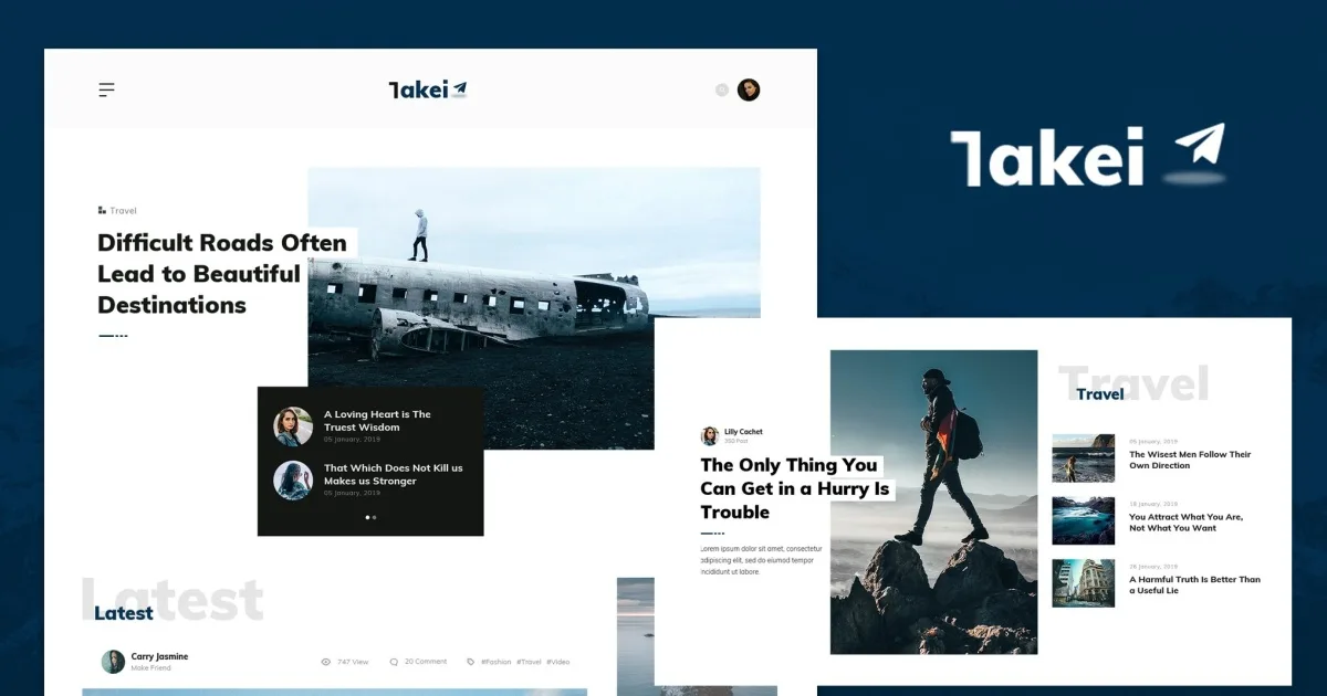 Takei – News & Magazine Elementor Pro Template Kit